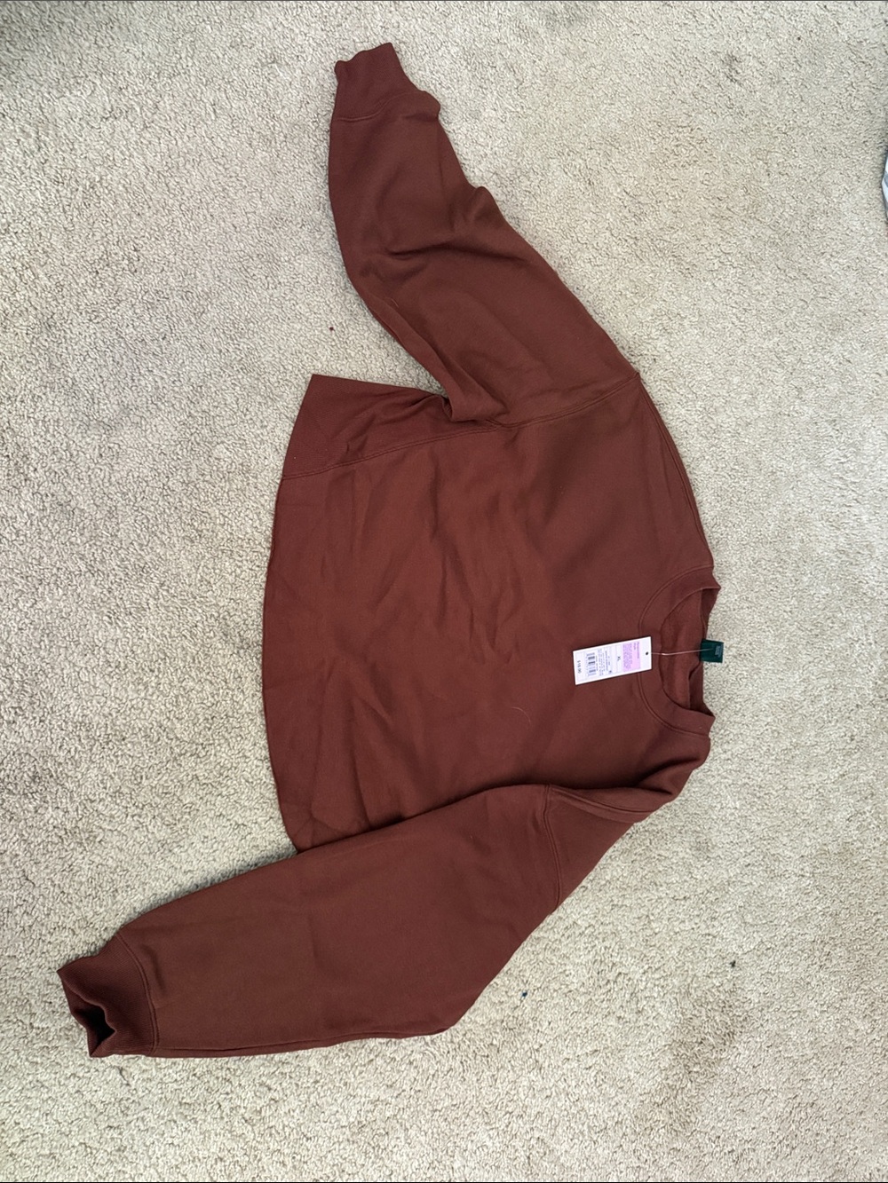 wild fable rust brown crewneck sweatshirt